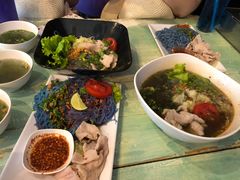 -蝶豆花蓝面条