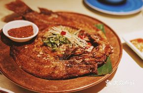 Lemongrass Wild Mushroom Sauce Grilled Fish