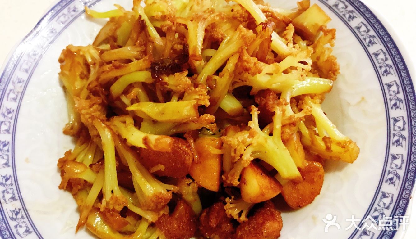菜花炒肉