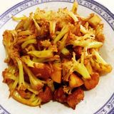 菜花炒肉