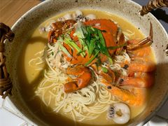 膏蟹拌面-十面欢腾·海鲜面·台式Bistro(长乐路店)