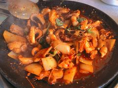 铁板八爪鱼五花肉-名家韩国料理·烤肉(瑶海店)