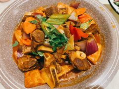 馕炒烤肉-巴依老爷新疆美食(工体旗舰店)