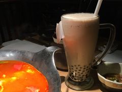 大红袍珍珠奶茶-湊湊火锅·茶憩(杭州湖滨银泰in77店)