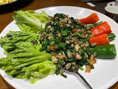 蚬肉生菜包-香山家宴