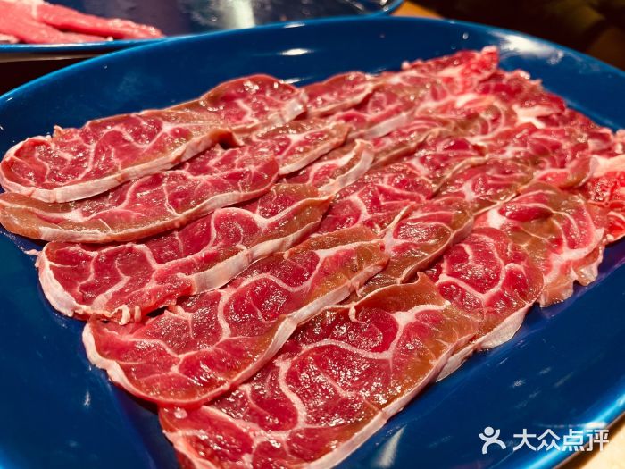 老门框爆肚涮肉馆(民治店)手切牛三花腱图片