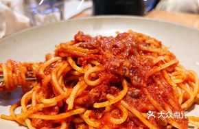 Traditional Beef Sauce Spaghetti