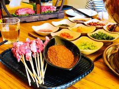 秘制鲜切羊肉串-禾记花园涮肉餐厅
