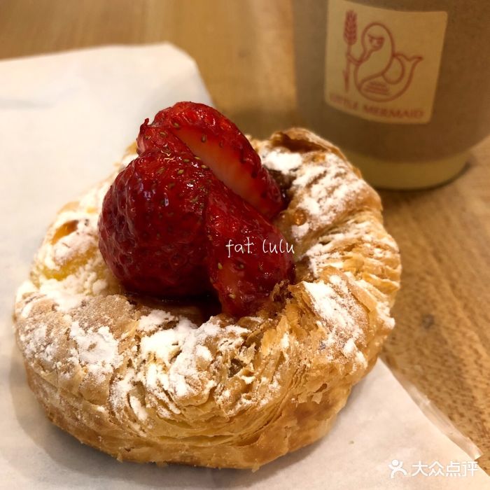 little mermaid bakery麦美鱼(环贸店)草莓丹麦酥图片 - 第1张