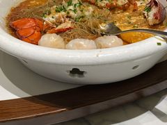 波士顿龙虾蒜蓉粉丝蒸-京杭上院·河景花园餐厅·杭帮菜名店
