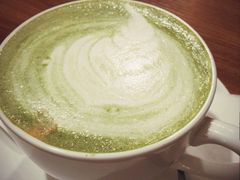 抹茶拿铁-当绿咖啡馆