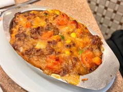 焗免治牛肉饭-喜莲咖啡