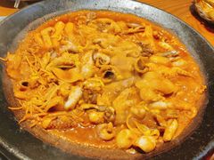 八爪鱼微辣-红辣椒八爪鱼特色韩国料理