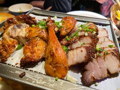绿茶烤鸡烤肉合拼-绿茶餐厅(松江万达店)