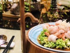 姜汁虾球宝塔菜-好福记饭店(红梅公园店)