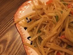 青椒土豆丝-九华山友谊土菜馆 小资餐厅