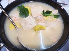 上汤炖蛋饺柴锅豆腐-到家尝北京菜(西坝河店)