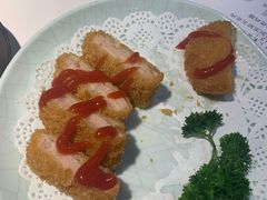 虾饼-猪啊牛呀羊啊铜盘烤肉(正大广场店)