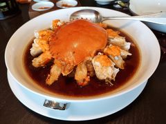 花雕肉碎蒸膏蟹-广州柏悦酒店·悦景轩·粤菜餐厅