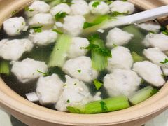鲜嫩黄花鱼丸汤-将相和·海鲜蒸饺大连菜