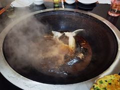 -北京龙庆四季香农家饭庄·灶台鱼·碳烤虹鳟鱼(龙庆峡店)