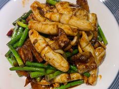 五花肉炒笔管-吕氏疙瘩汤·私家菜馆(慈云寺店)