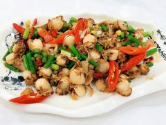 葱爆威海扇贝-郭姐·威海渔村(黄兴路店)