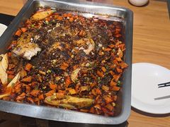 招牌怪味烤鱼-吉庆莲年有鱼炭烤鱼(苏宁广场店)