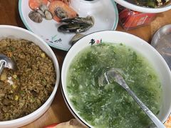 海带苗干贝汤-坛南湾阿强农家乐.海鲜大排档老字号(福州地标美食店)