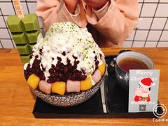 抹茶生乳かき氷-WONDER ICE 萬得冰田(建設路总店)