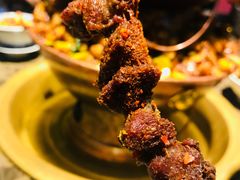 羊肉串-沪小二炭火蛙锅(淮海中路美食不夜城店)