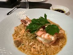 什锦海鲜风味烩饭配泰虾-Ponte 意大利餐厅