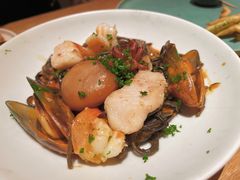 番茄海鲜墨鱼面-翠贝卡&Mama Kelly Brunch Coffee(河西店)