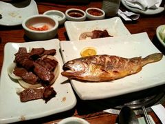 烤黄花鱼&生烤排骨肉-萨拉伯尔(燕莎友谊商城店)