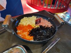 营养蟹籽饭-小牛哈尼章鱼水煎肉(金鹰店)