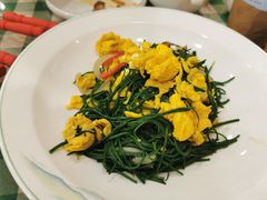 沙葱炒鸡蛋-新疆巴州金丝特餐厅(大钟寺店)