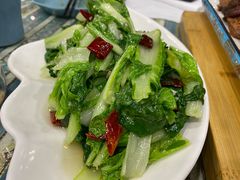 蒜蓉毛白菜-阿吾丹的烤羊·新疆菜·抓饭·拌面(乌尔禾店)
