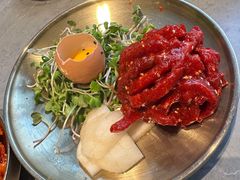 -草家酱蟹炭火烤肉店(珲春南路一店)