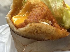 -小红车炸蛋葱油饼