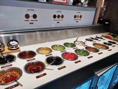 自助调料区-左庭右院鲜牛肉火锅(苏州园区永旺店)
