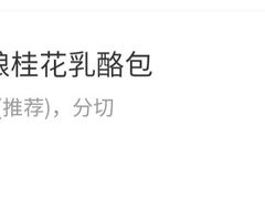 酒酿桂花乳酪包-喜茶(无锡荟聚中心店)