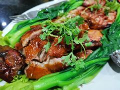烧鸭叉烧双拼-码头茶餐厅