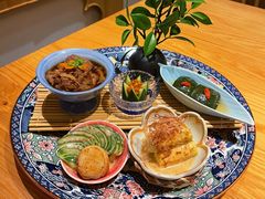 先付灯庵五点御盛合-锅物新语&寿喜烧.炉端割烹(世博源店)