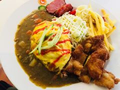 咖喱什蔬蛋包饭佐和风鸡排-天天多多乐(禾祥店)