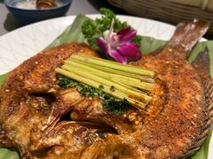 香茅草烤罗非鱼-紫滇源云南生态菜(丹凤街店)