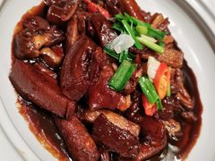 松茸菌焖带皮牛肉-好福记饭店(红梅公园店)