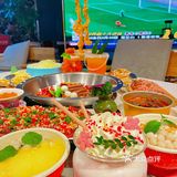 火锅店居然🈶️这么大的电子屏幕看世界杯⚽️贼爽🔥