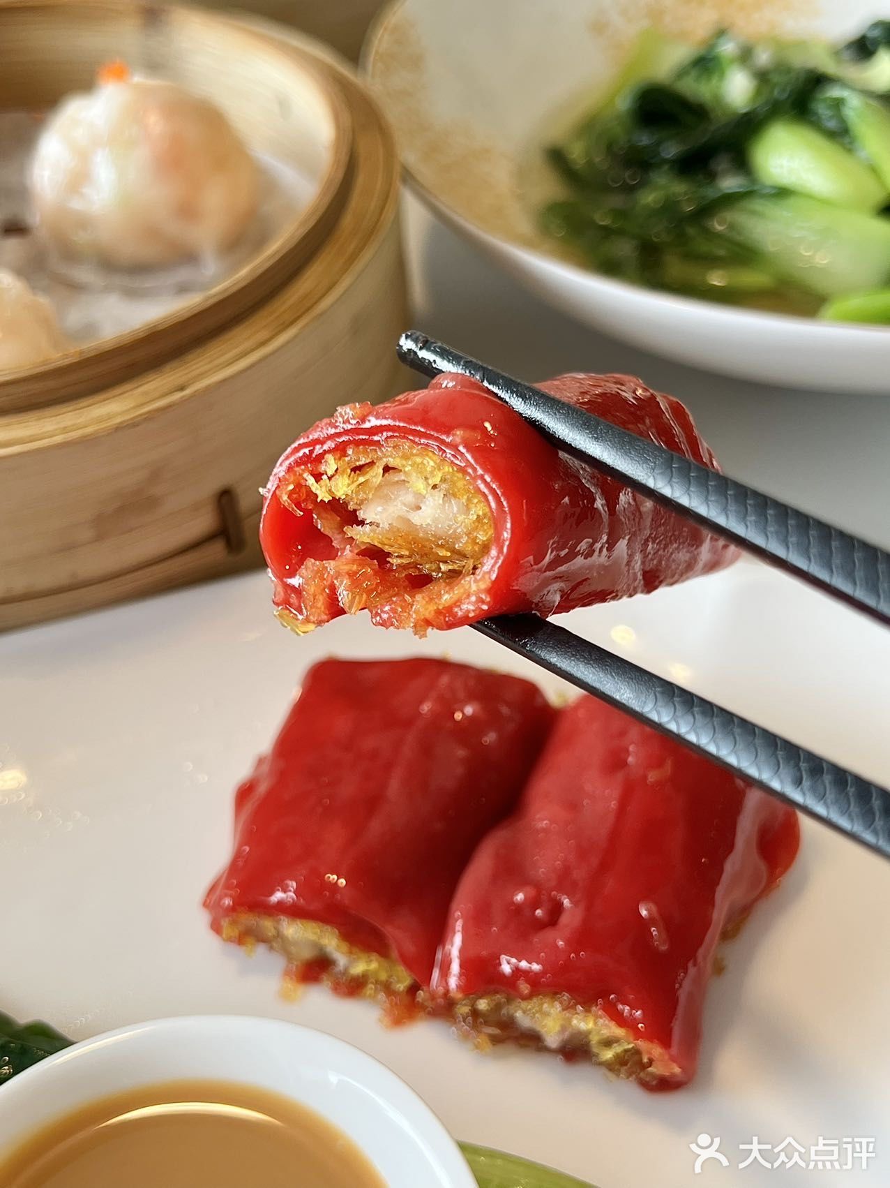 红米肠蘸花生酱谁懂啊！大吃一口！