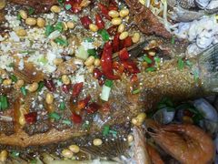 -东来菜馆•手抓海鲜家常菜•海鲜锅贴(鸽子窝店)