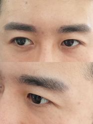 自然帅气男士丝雾眉-平萍纹绣韩式半永久定妆